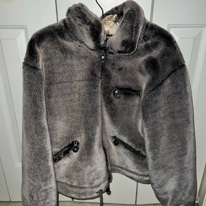 Vintage 90’s Jamie Sadock Faux Fur Winter Bumper Jacket Women’s